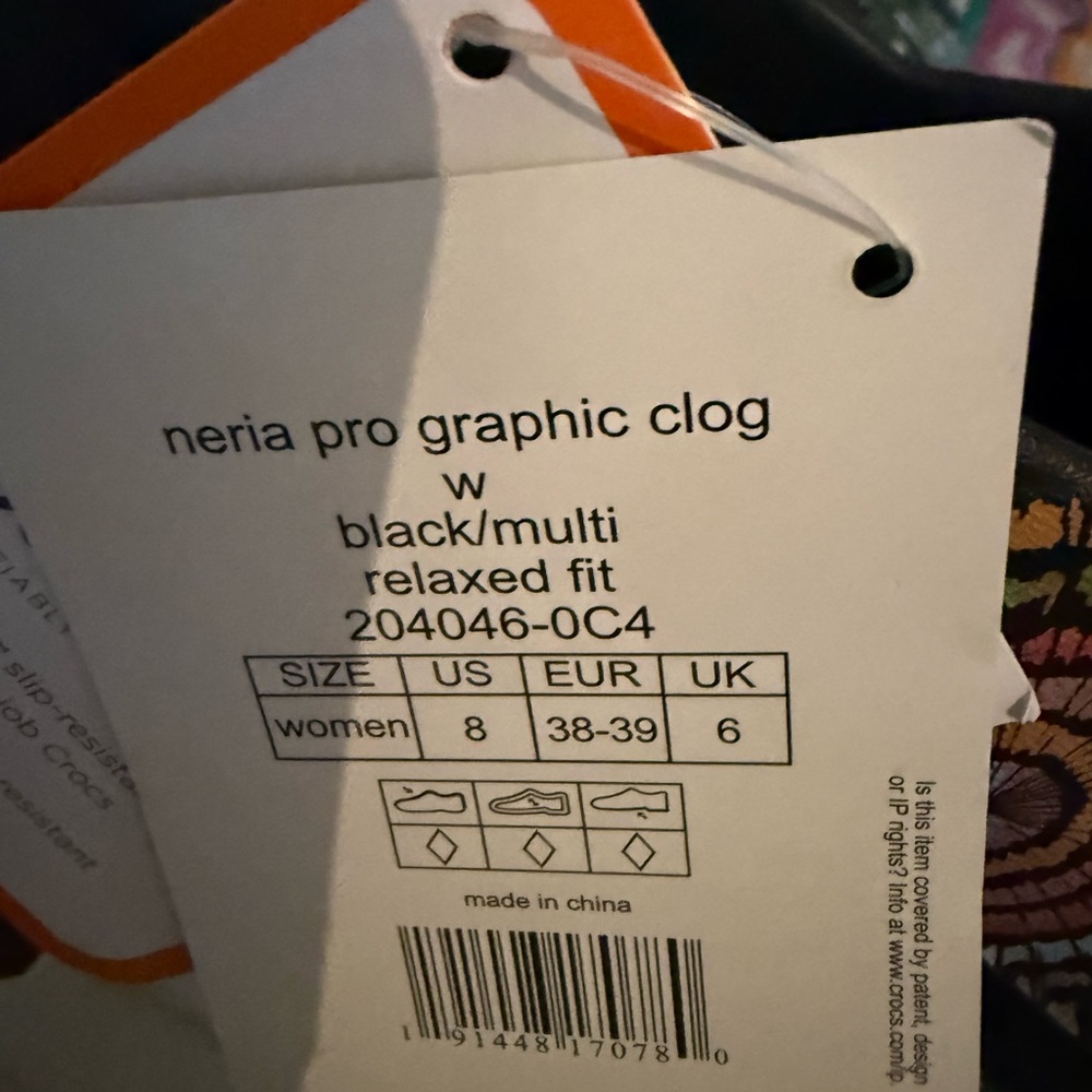 CROCS NWT Nerio Pro Graphic Multi-Color  Size 8 $4.00 Off + Discounted Shipping - Picture 16 of 17